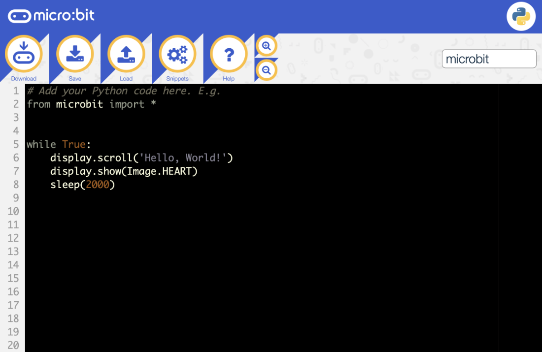 Микро код. Micro:bit Piton. A bit of Python. Microsoft microbit. Питон эдитор.